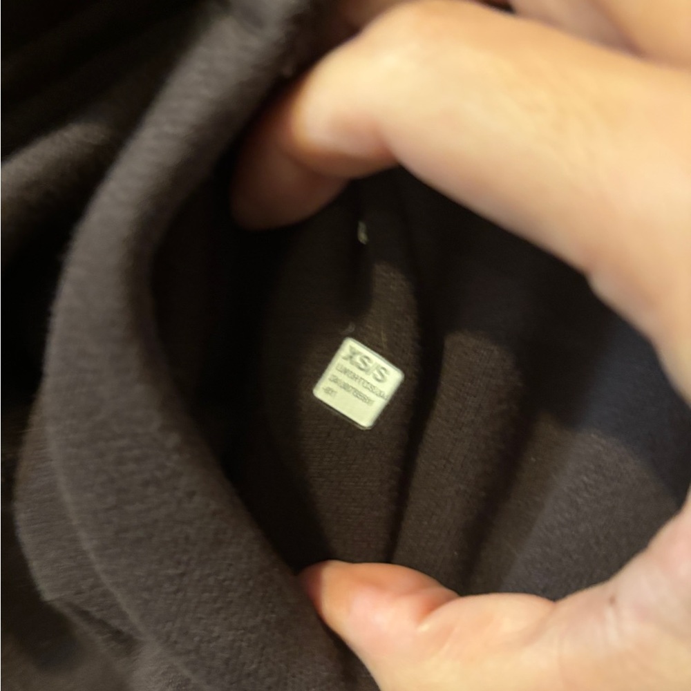 Lululemon Scuba Cropped Half Zip Espresso XS/S - Picture 4 of 4
